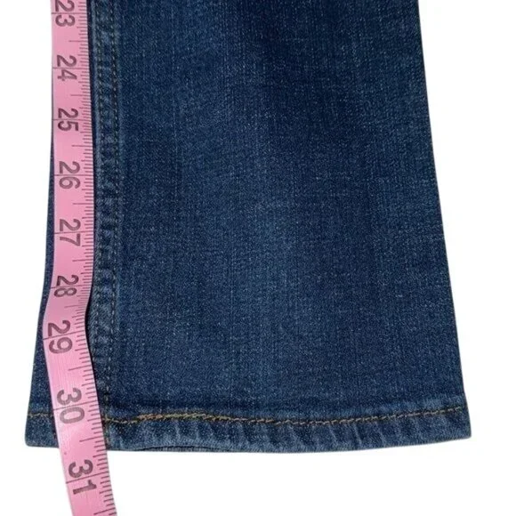 Levis 524 Too Superlow Womens Skinny Jeans Size 15M Dark Wash Denim Cotton Blend - Picture 13 of 13